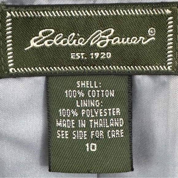 Eddie Bauer Size 10 Black Velvet Patterned Blazer - Picture 7 of 8